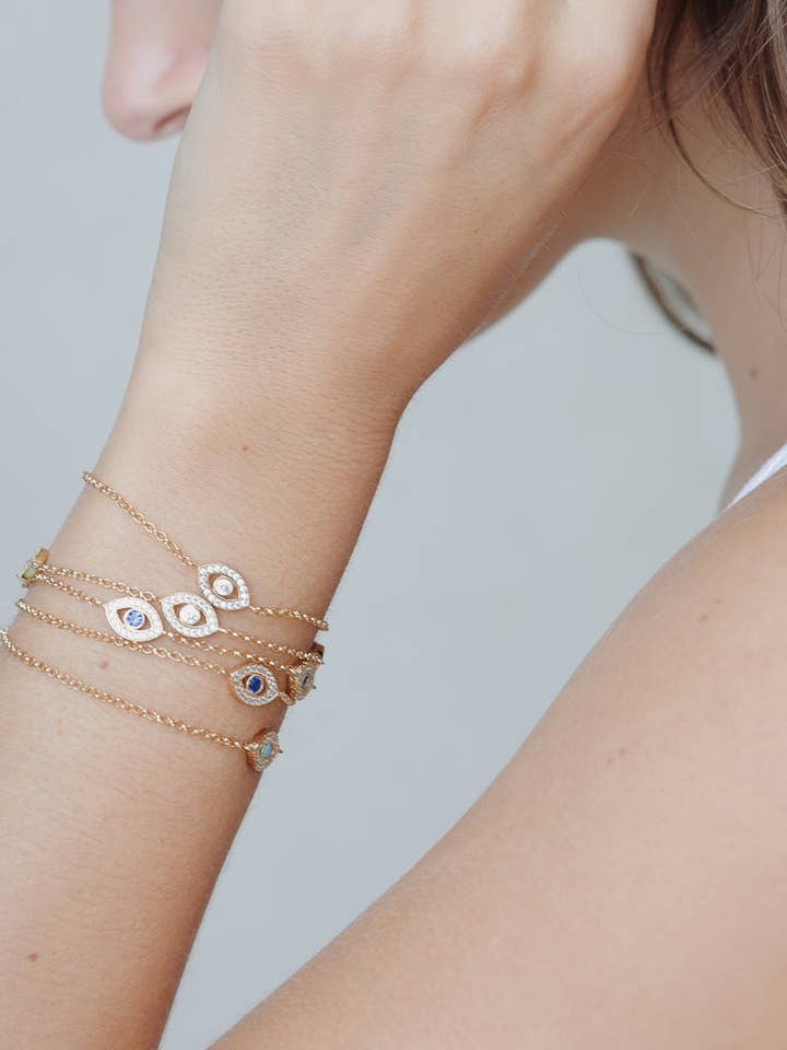 EVIL EYE PAVE BRACELET for wholesale by limlim