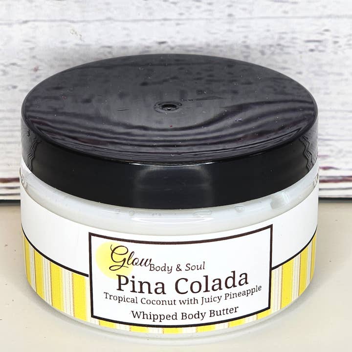 Glow Body and Soul - Wholesale Body Balm/Butter - Pina Colada Body Butter Paraben Free Body Butter