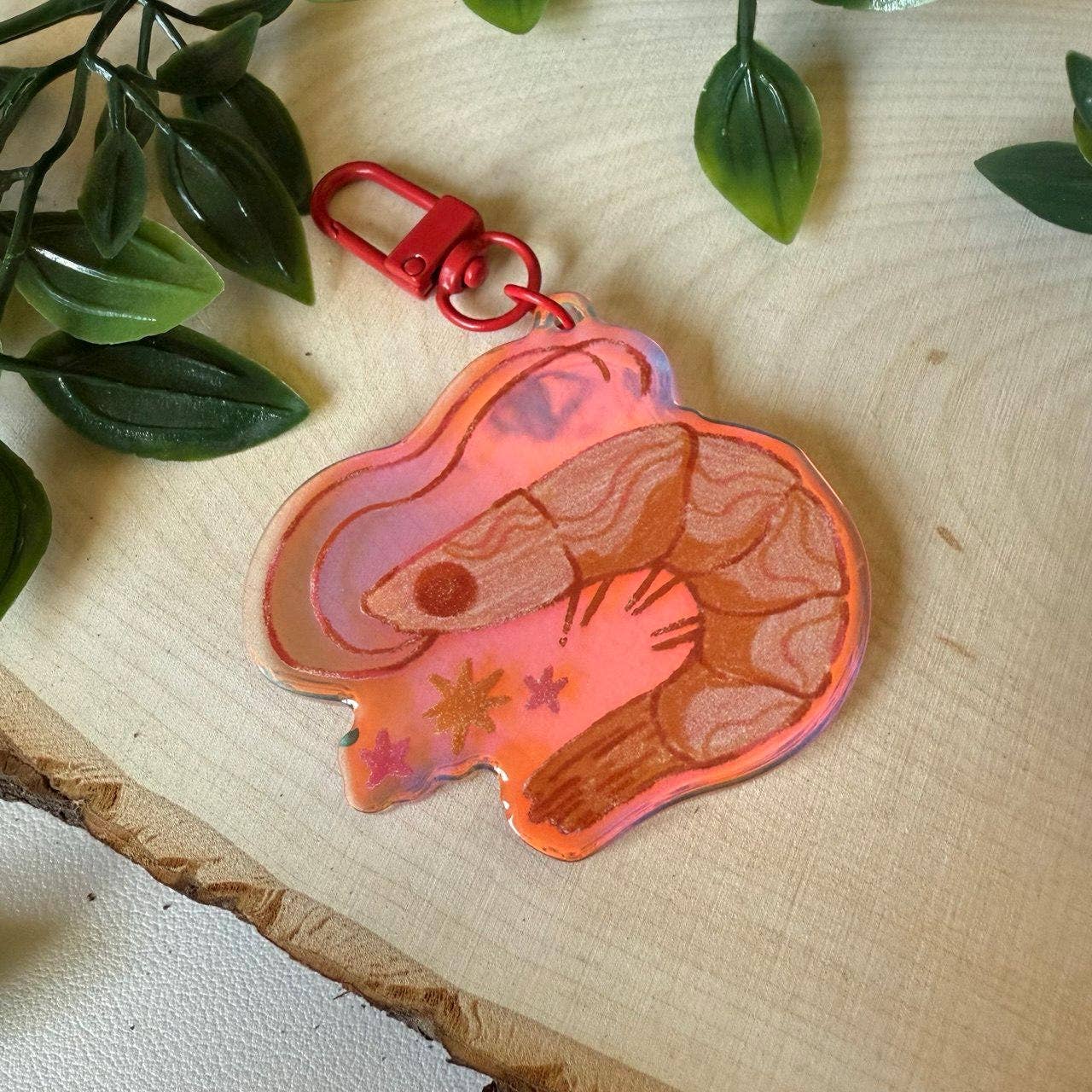 Mal.inky - Wholesale Keychain - Unisex - Shrimp Acrylic Keychain1