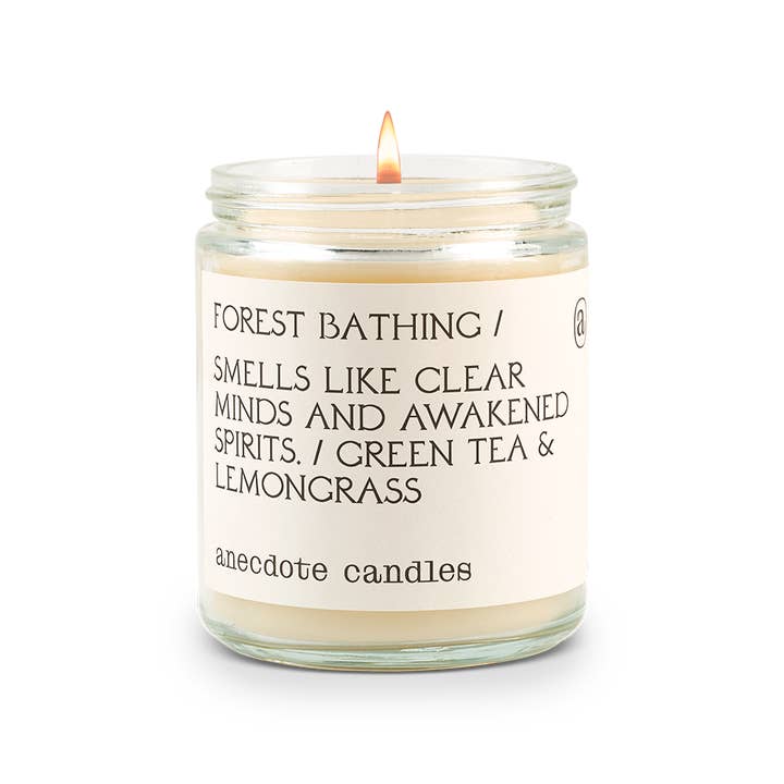 Anecdote Candles – Großhandel Kerze im Glas / gefüllte Kerze – Duftkerze zum Baden im Wald (Grüntee und Zitronengras)