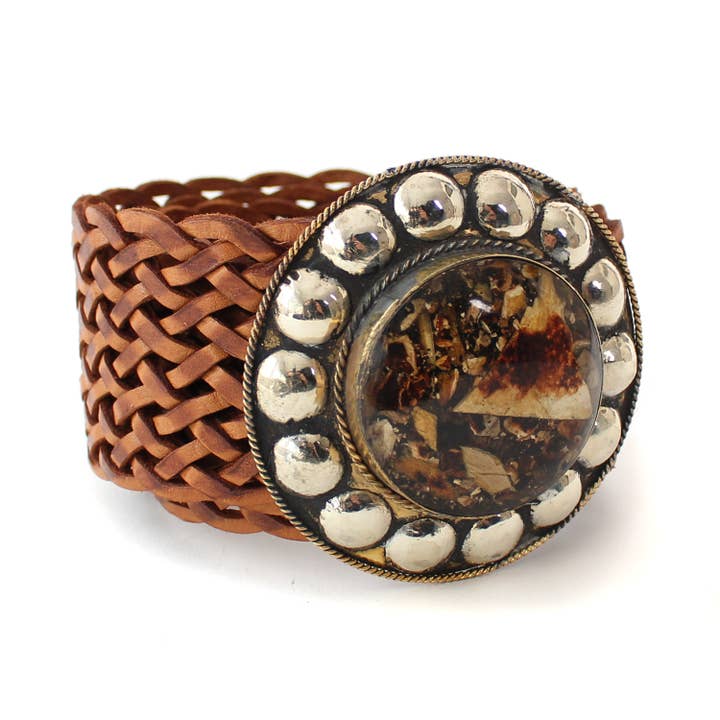 Logionline SLU - Wholesale Belt - Women's - Round Buckle Leather Belt