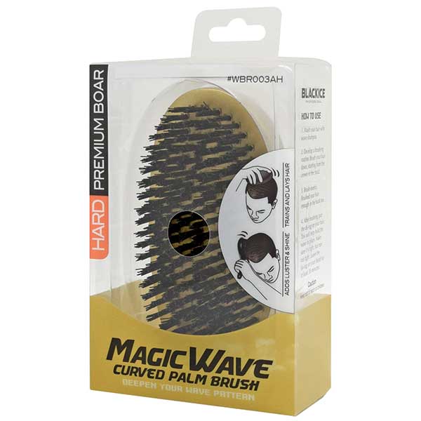 Majestic Wholesale - Wholesale Hair Brush/Comb - MAGIC COLLECTION WAVE CLUB BRUSH CURVED/PALM HARD OR SOFT2