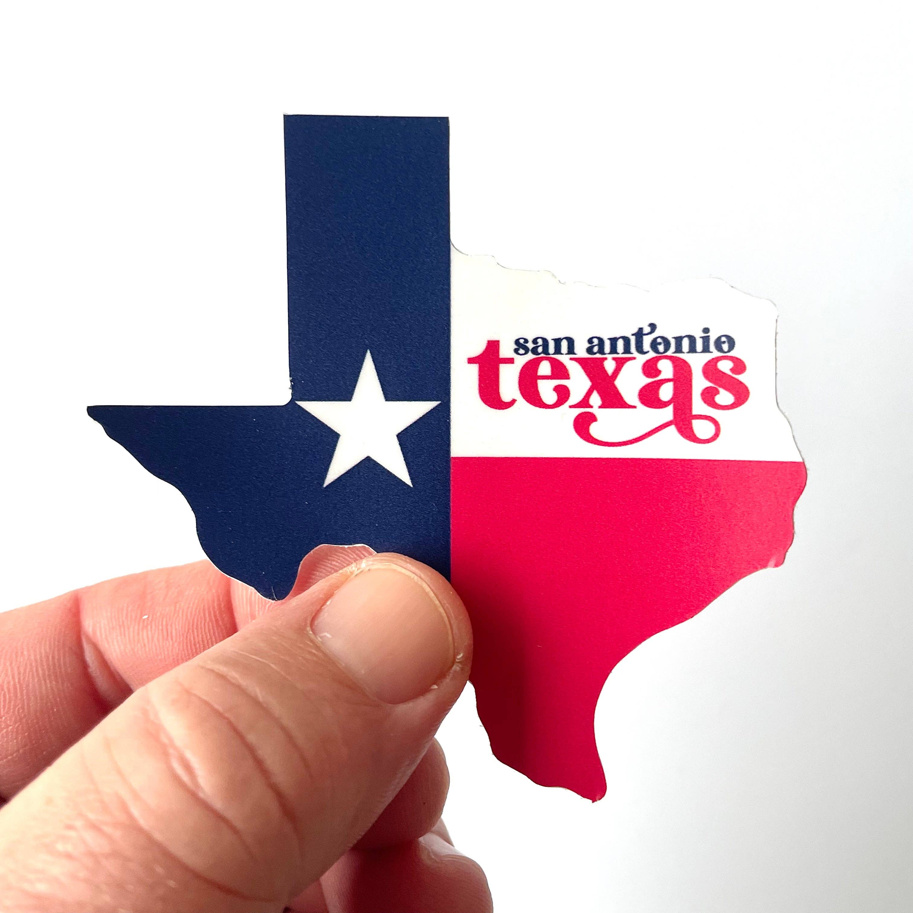 Hemlock & Heather - Wholesale Sticker - Custom Heritage Flag Texas Stickers1