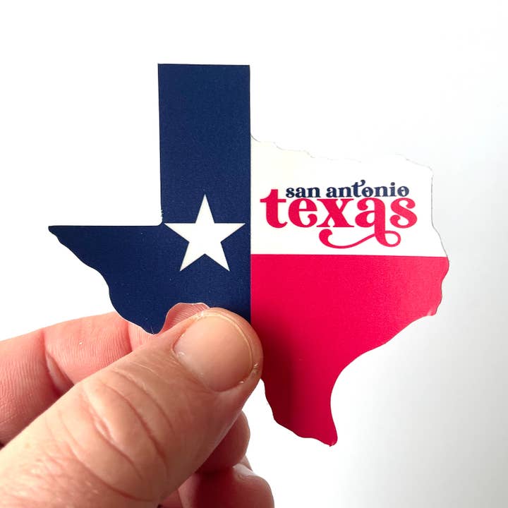 Hemlock & Heather - Wholesale Sticker - Custom Heritage Flag Texas Stickers1