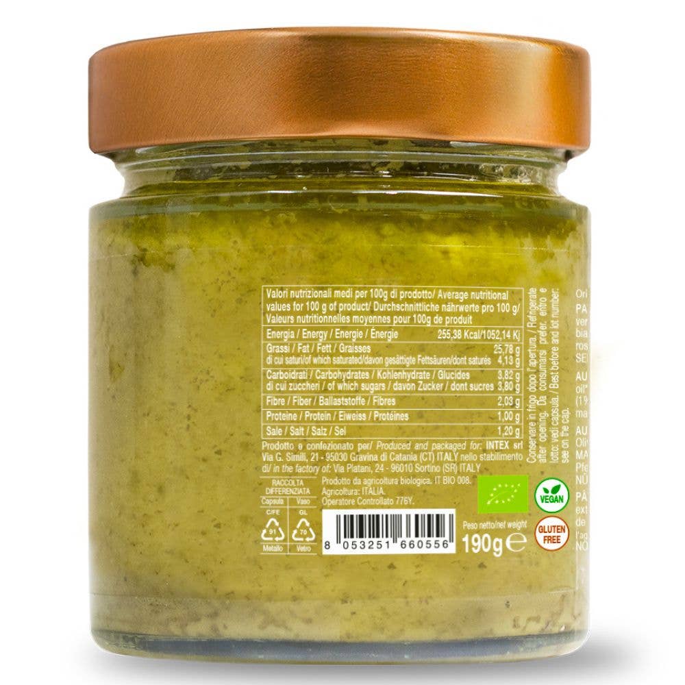 CONVIVIA for italian food lovers - Wholesale Tapenade - Organic aubergine pâté 190g2