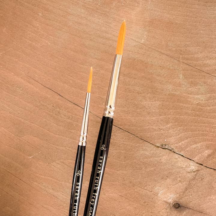 Sarah Ruth Frey - Wholesale Paint/Wax Brush - Mixed Media Paintbrush Trio Set | Watercolor Brushes1