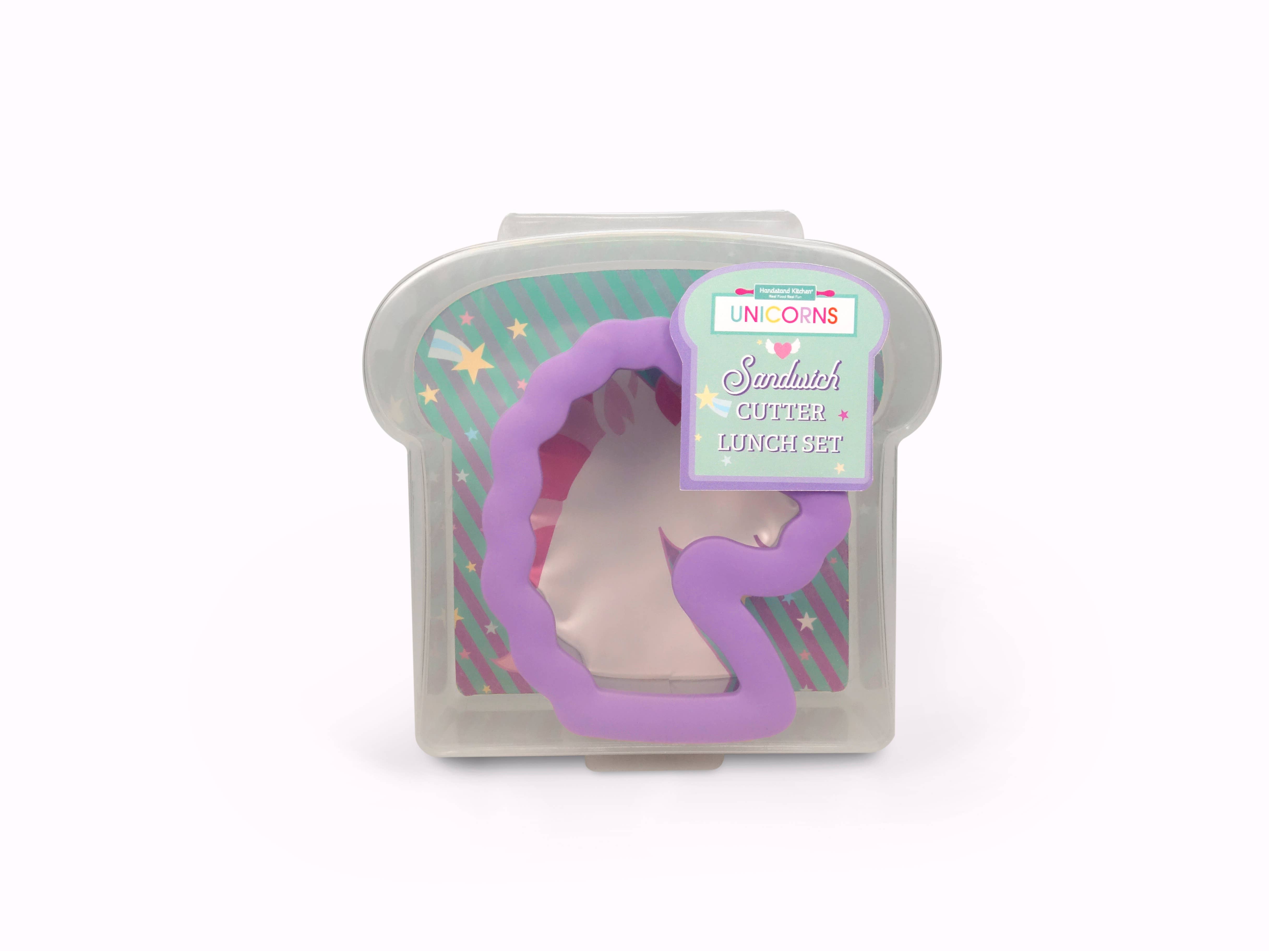 Handstand Kitchen – wholesale Kitchen tool/gadget – Sandwich Cutter Lunch Set PDQ – Dino, Heart, Unicorn, Rocket3