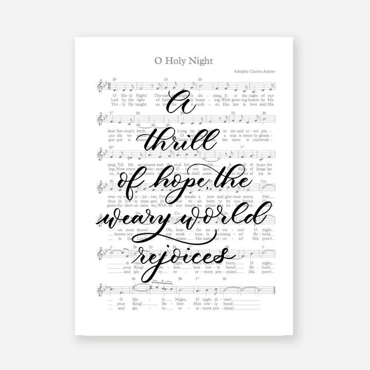 Tirage d'art « Un frisson d'espoir » pour la vente par Blue Skies Lettering