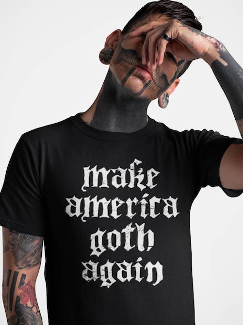 Black Make America Goth Again T-Shirt for wholesale on Faire