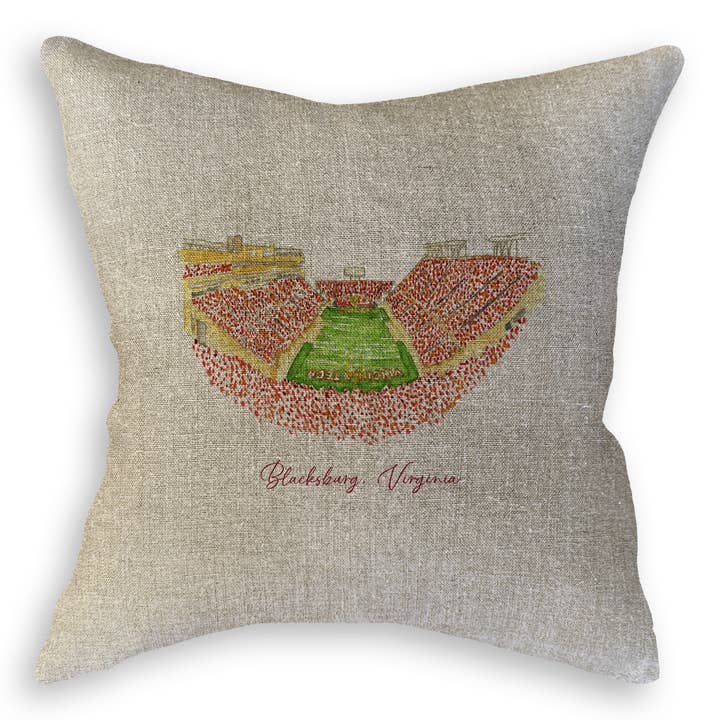 French Graffiti - Venta al por mayor Paños de cocina - Estadio de Blacksburg, Virginia10