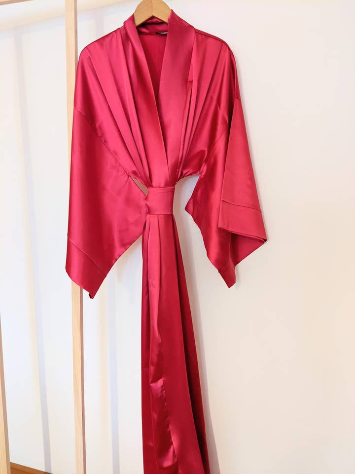Pink Iki Uni Lang Kimono for engroshandel hos OH KIMONO