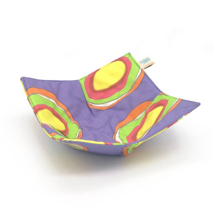 Mandala Lila Mikrowellenschüsselhalter für den Großhandel von Shawn Sargent Designs