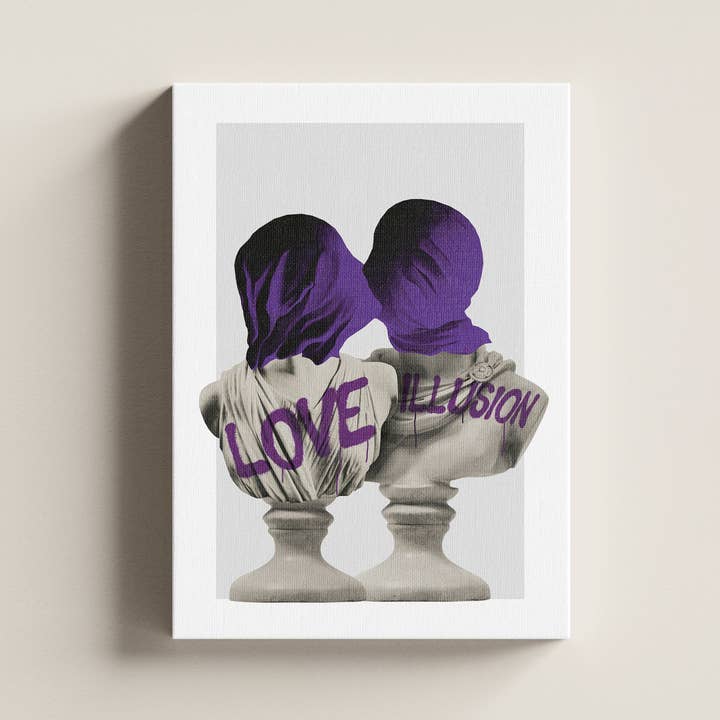 Illusion d'amour © Toile Canvas pour la vente par Independent Republic