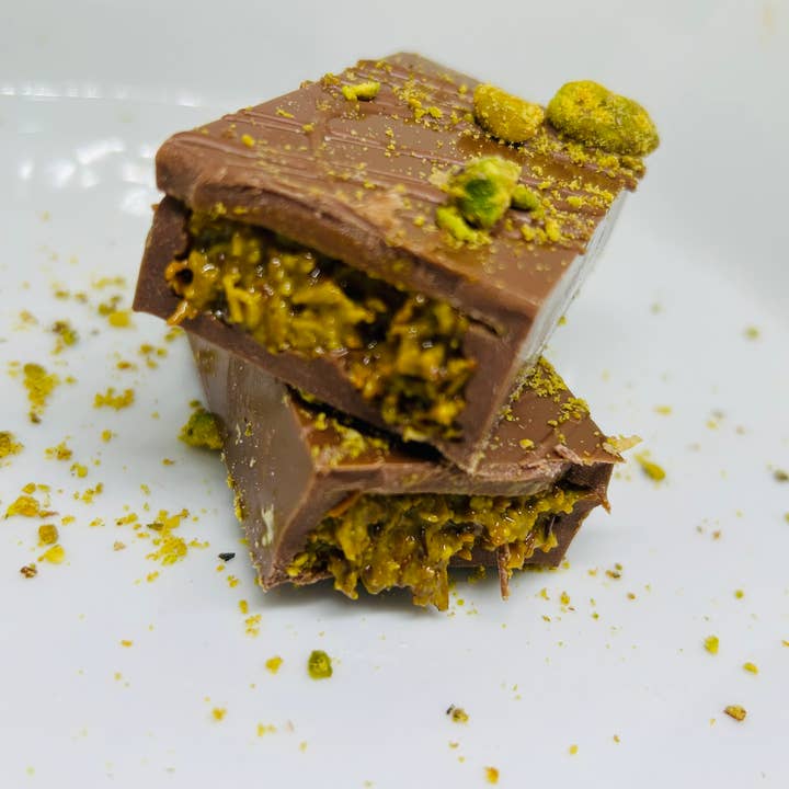 UPSCALE FREEZE - Vente Barre chocolatée - BARRE DE PISTACHE DE DUBAÏ 85 G1