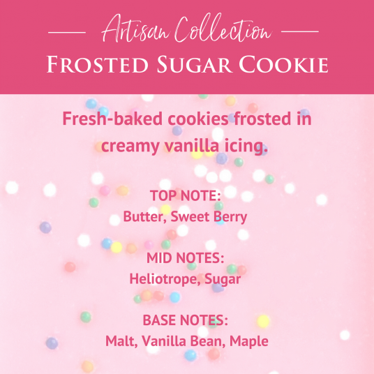 Candle Warmers Australia - Wholesale Wax melt - Frosted Sugar Cookie 2.5 oz Artisan Wax Melt - RRP $7.95 2