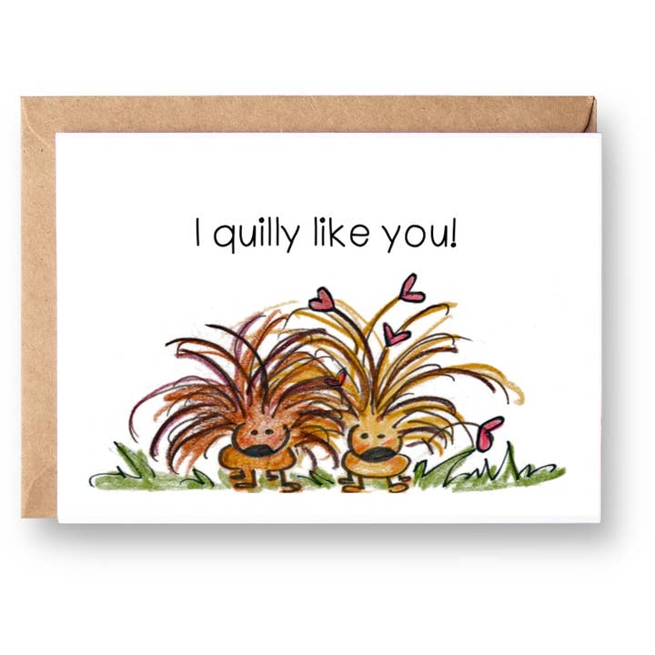 Whimsicals Paperie – Großhandel Briefpapier-/Postkarten-Set – Verschiedene Punny Pals Notizkarten in Schachteln, lustige Tier-Notizkarten4