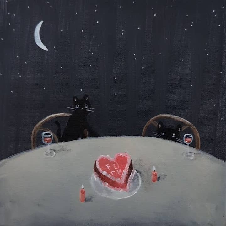 Girls' Night - Print for wholesale by Dear Honey