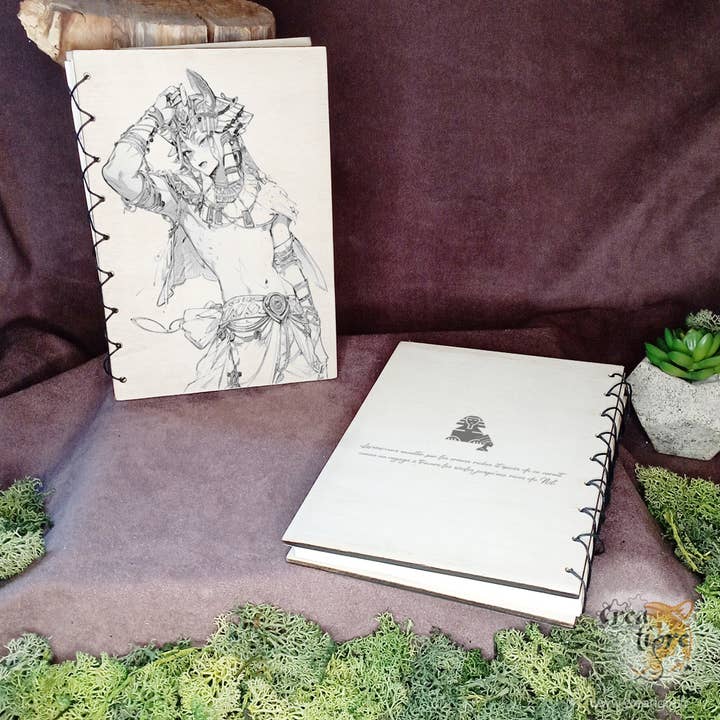 Carnet Bois fantasme Homme sexy manga ethnie Égypte pour la vente par Creatigre