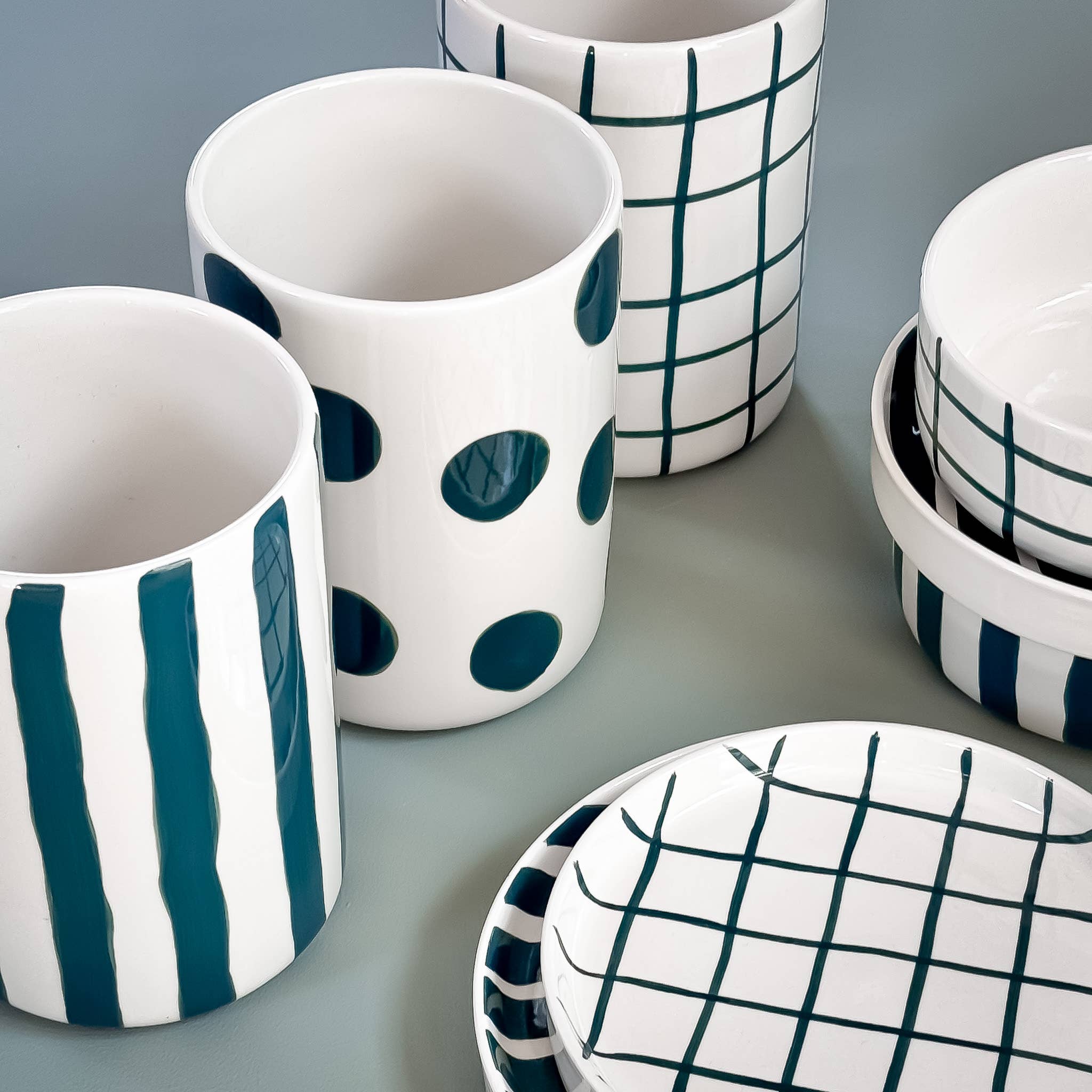 Magazin Minori - Wholesale Vase - Vase Grid - gentle green2