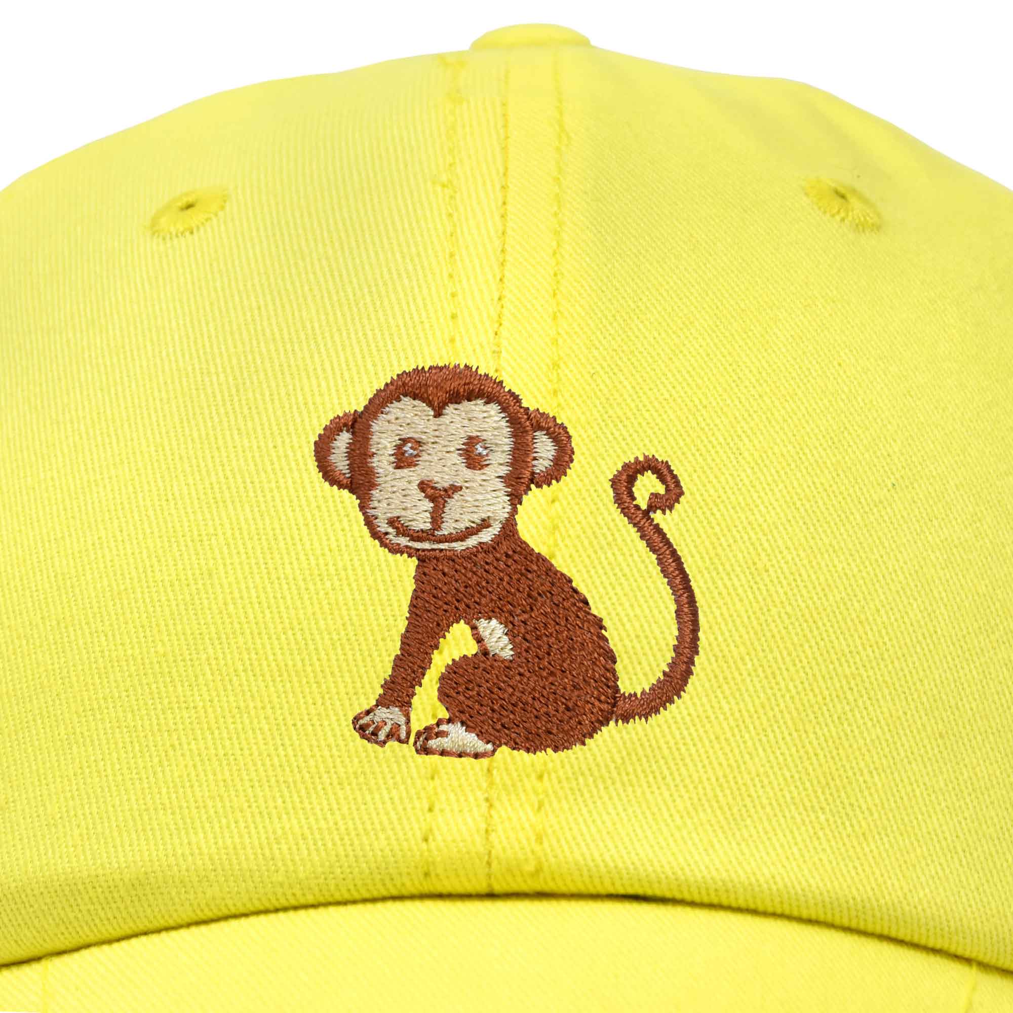 Dalix – Großhandel Basecap – Kinder – DALIX Cute Monkey Kinderhut bestickte Ballkappe Mädchen Jungen25