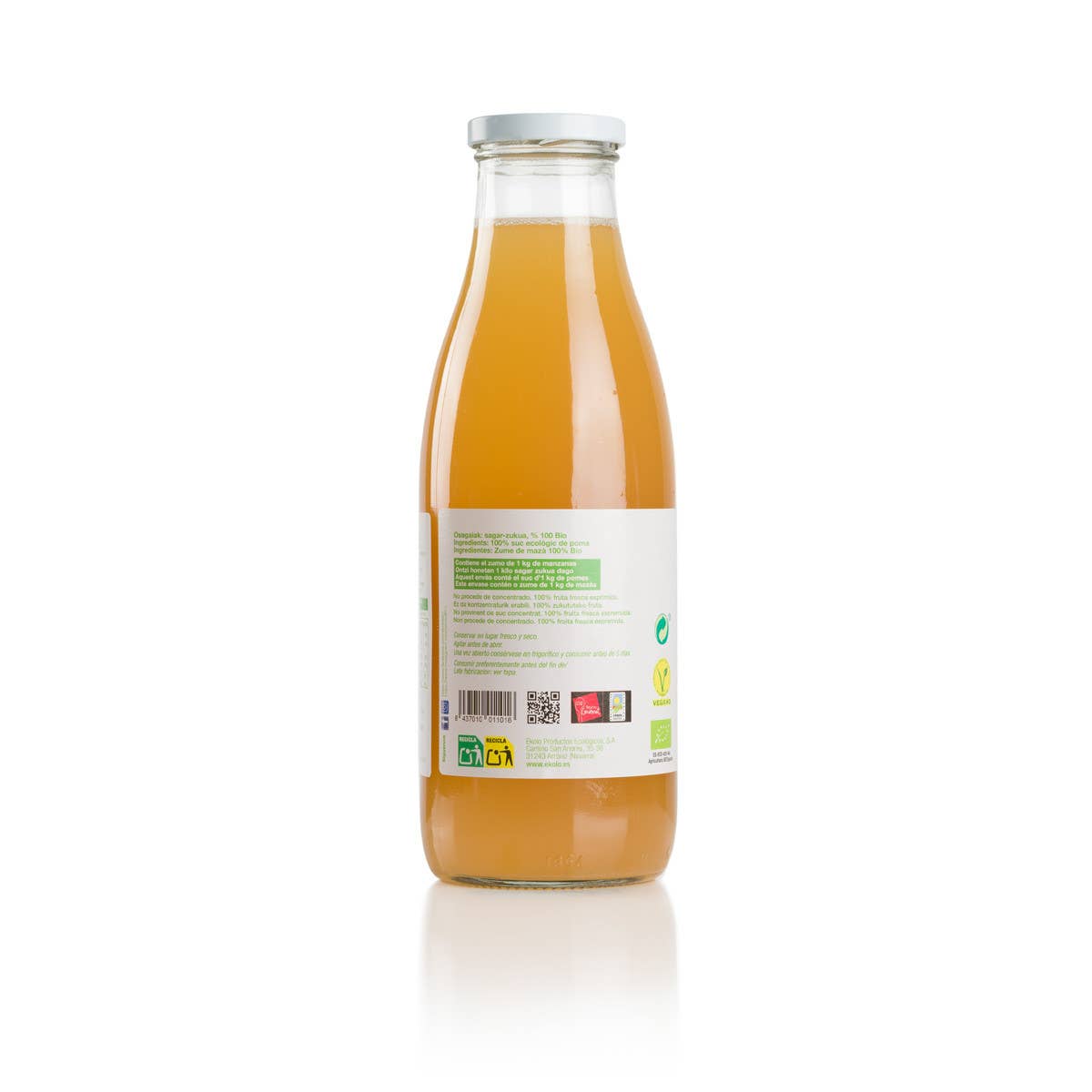 ekolo - Wholesale Fruit Juice - Organic Apple Juice, 100% Squeezed, 6 pcs x 750ml5