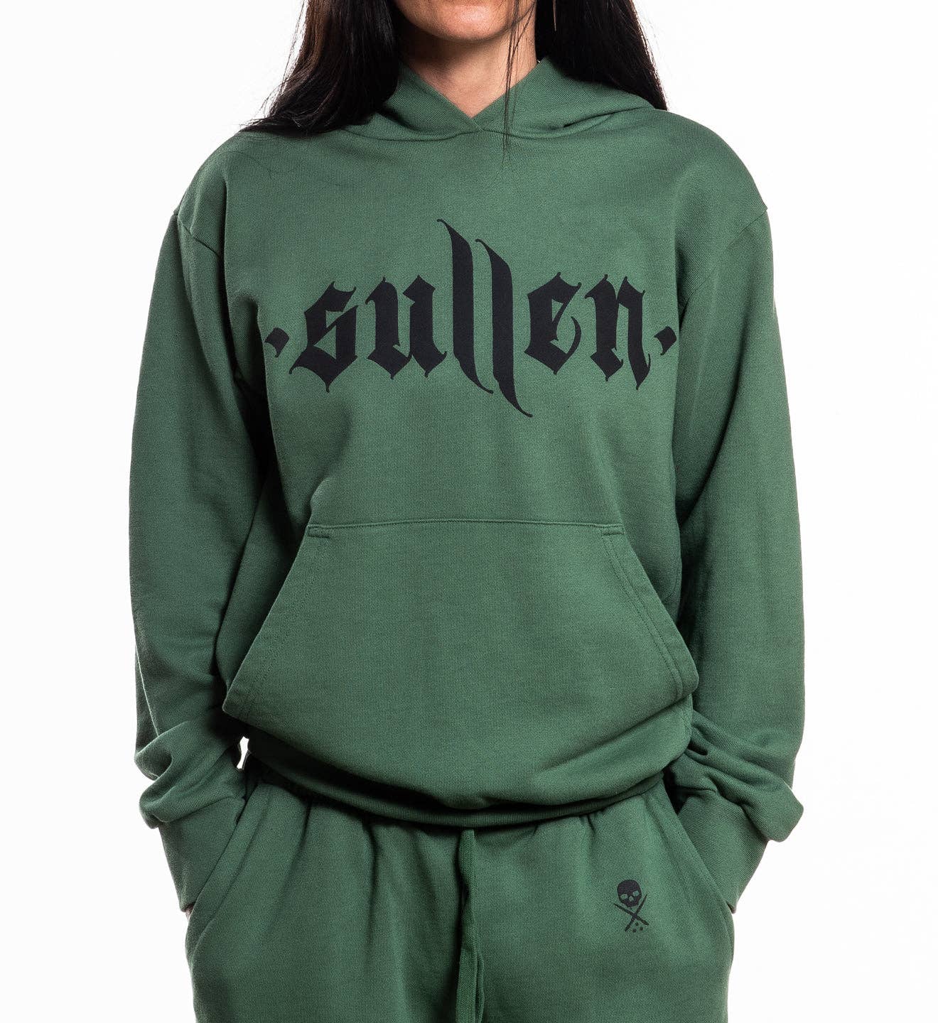 Sullen Clothing – wholesale Hoodie – Women's – Angels Sweatshirt - Dark Ivy1