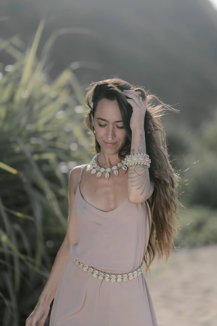 Bonisita – Engroshandel Perlehalskæde – Vintage halskæde med cowrie-skaller fra Papua4