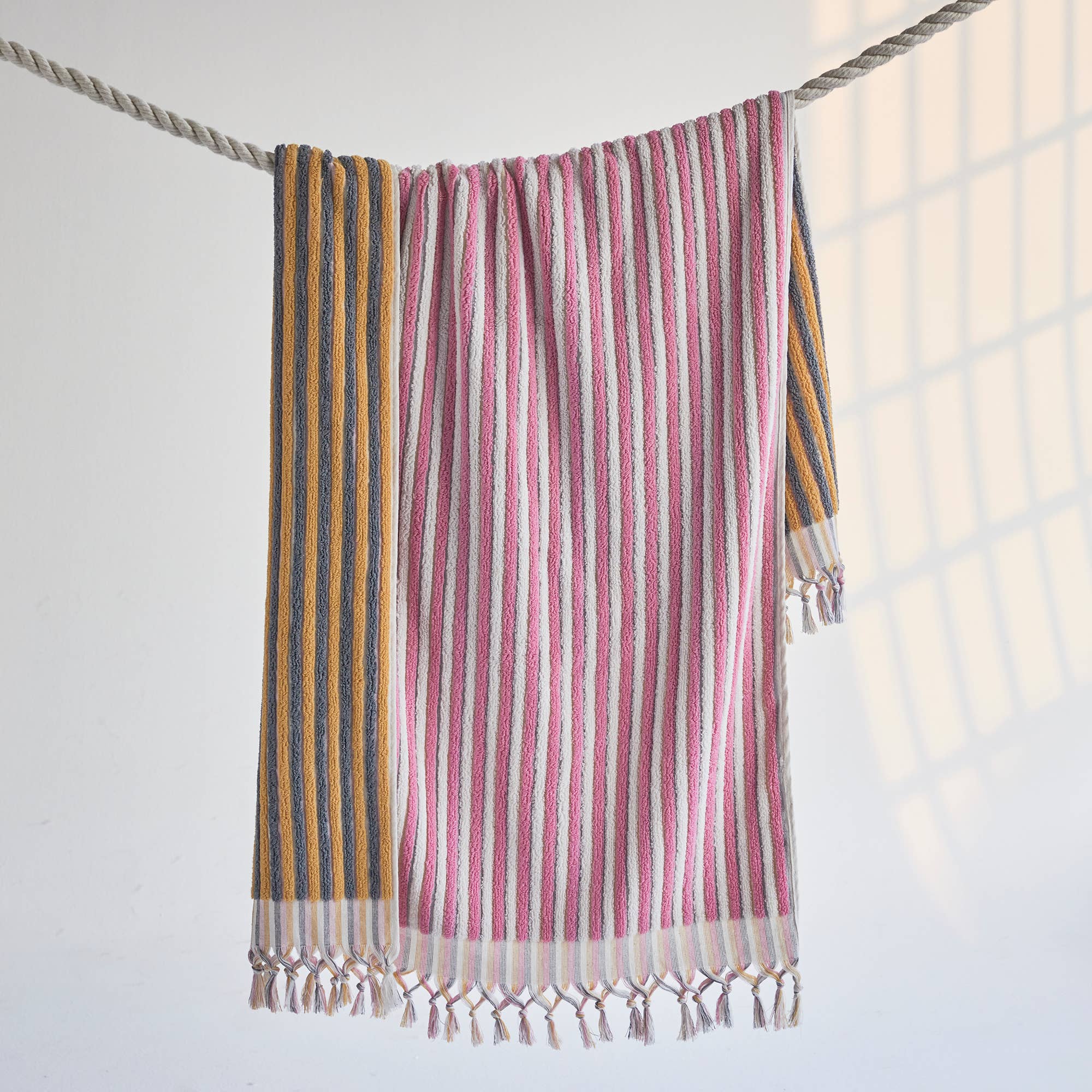 Kikoya - Wholesale Bath Towel - Stripe Handloom Bath Turkish Towels Vintage Bohemian Look2