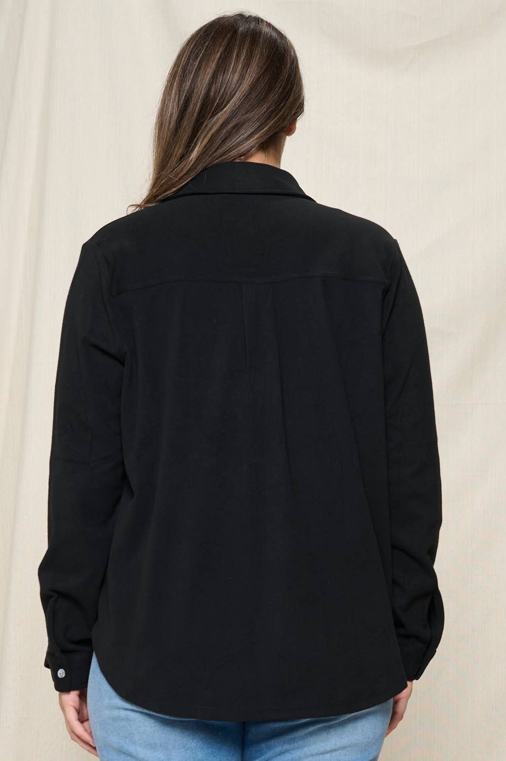 Doe and Rae - Vente Chemise à col boutonné – femme - CHEMISE BOUTONNÉE BROSSÉE - 10452JPL5