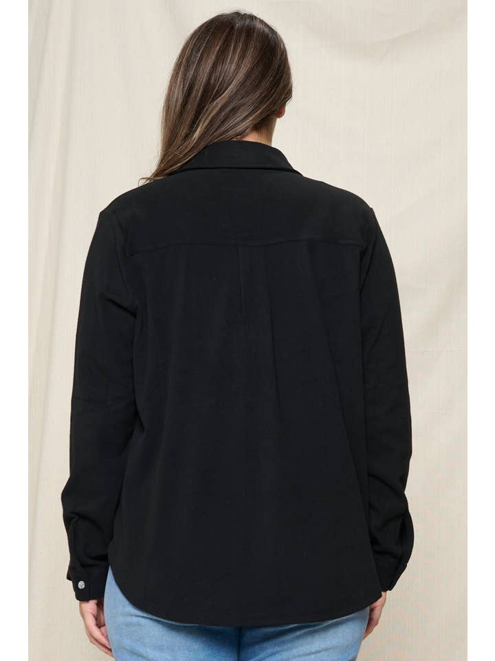 Doe and Rae - Vendita all'ingrosso Camicia button down - Donna - CAMICIA ABBOTTONATA SPAZZOLATA - 10452JPL5