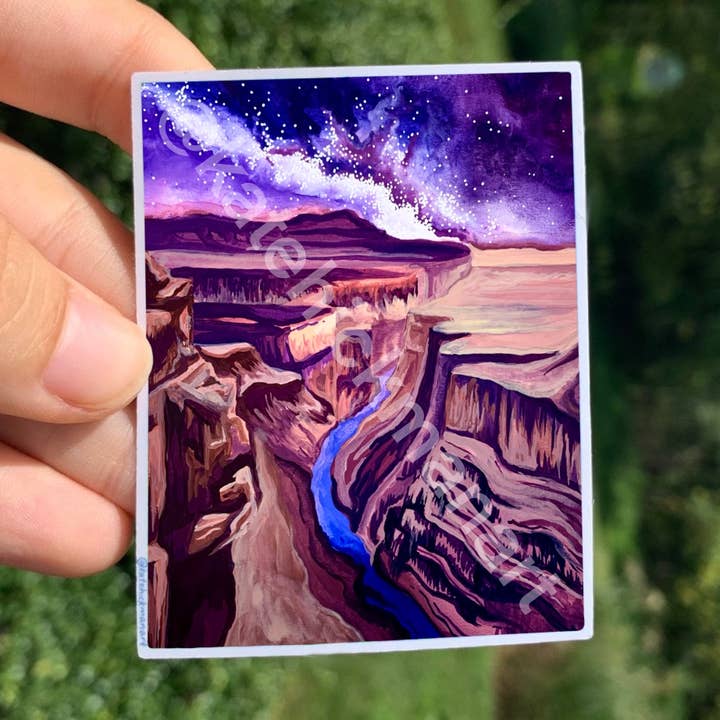 Grand Canyon National Park Sticker for wholesale by Kate Hickman Art