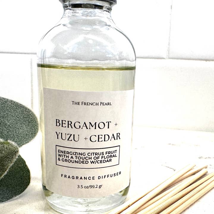 The French Pearl - Wholesale Reed Diffuser - Bergamot + Yuzu + Cedar Home Fragrance Reed Diffuser