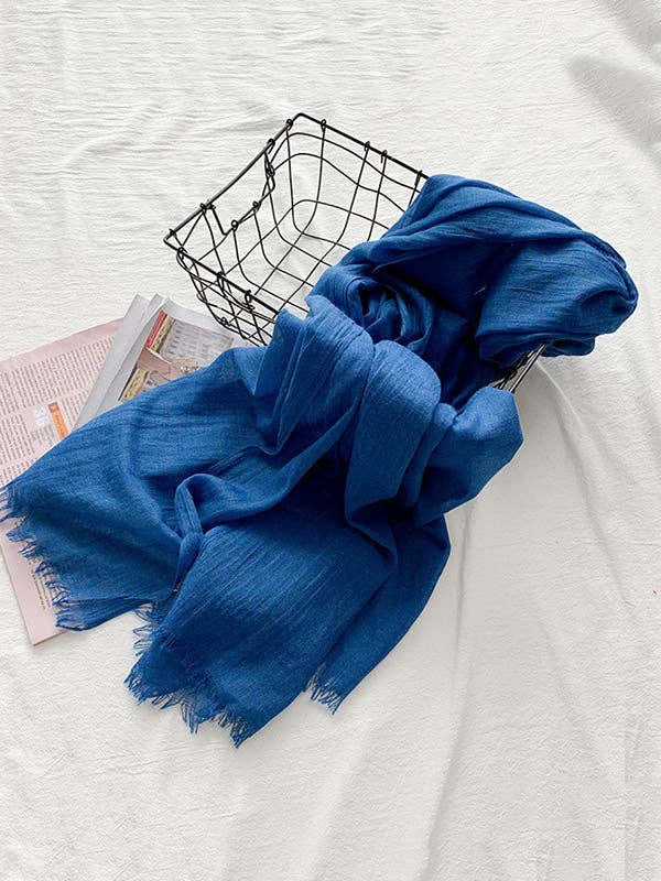 ShieldChic - Wholesale Scarf - Women's - Casual Simple Ramie Cotton 14 Colors Scarf9