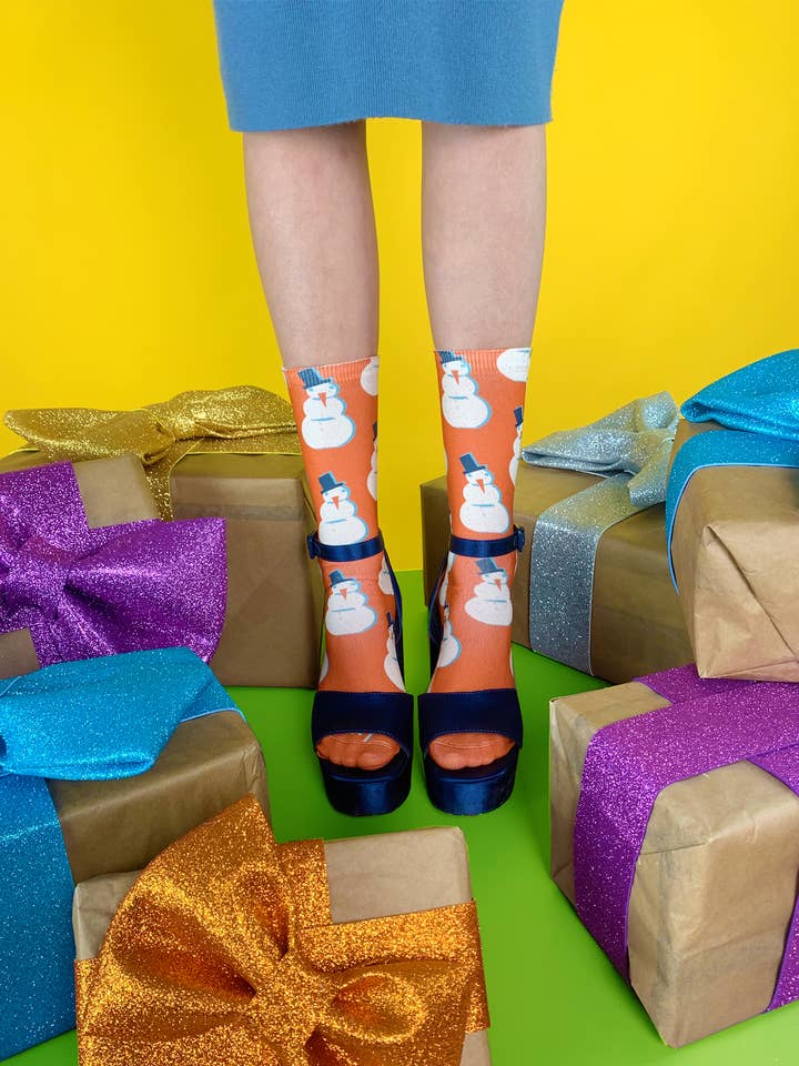 SWEET PARIPE - Wholesale Socks - Unisex - Snowman Christmas Socks0