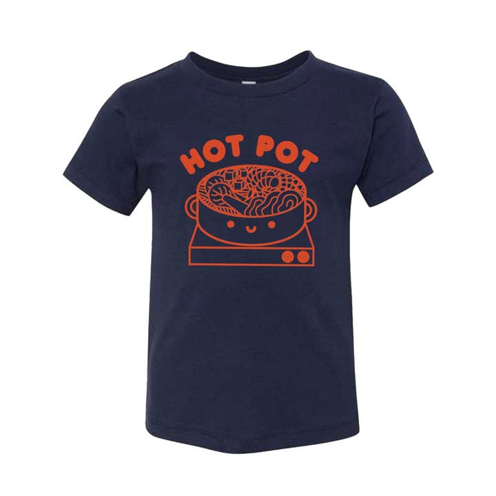 Hot Pot Baby + Kind + Volwassen Grafisch T-shirt voor wholesale door Mochi Kids