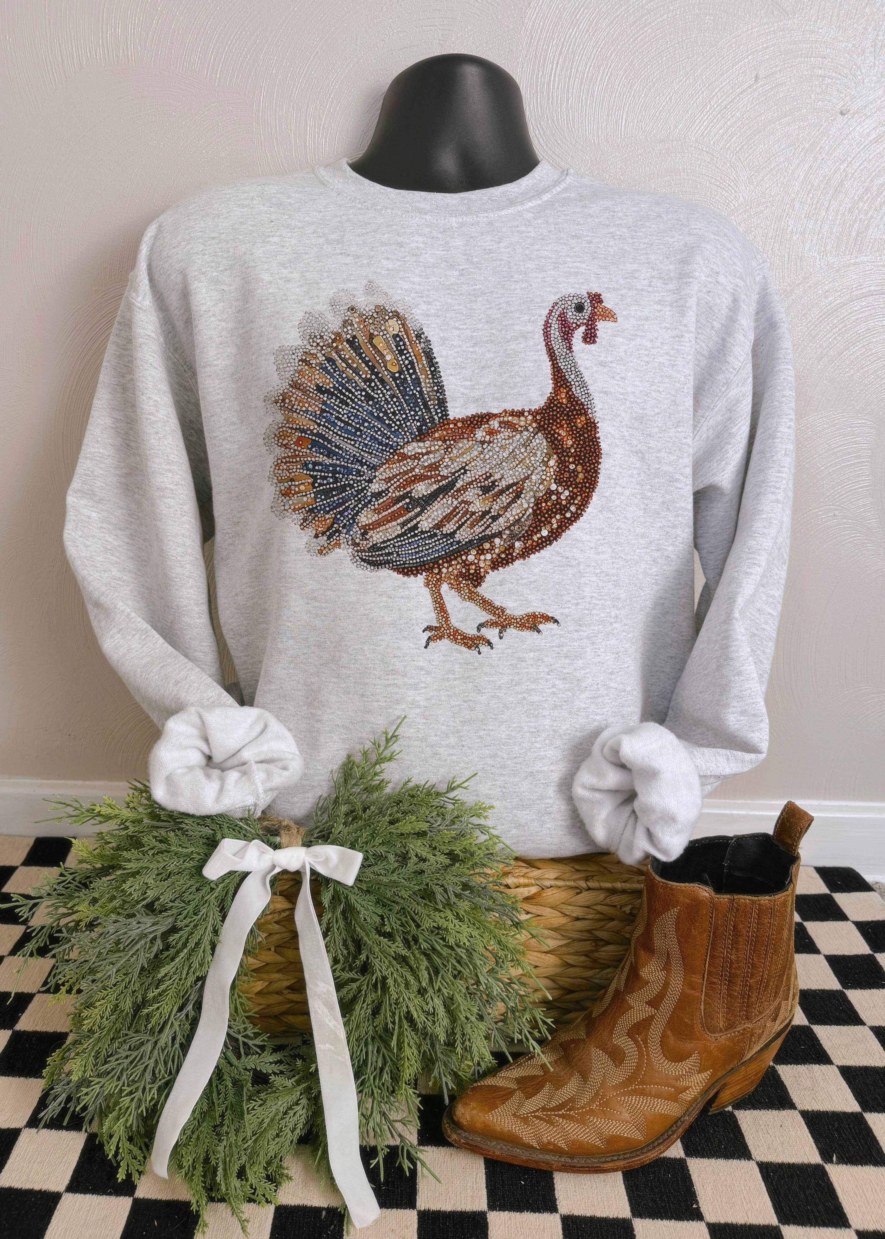 The Walking A - Vendita all'ingrosso Felpa stampata - Donna - Tacchino abbagliante2