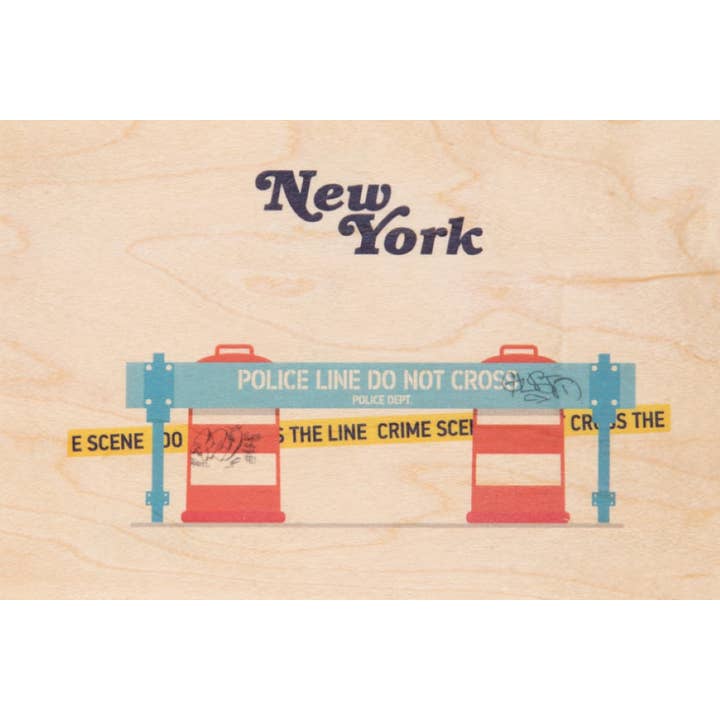 Wood Postcard NY 7 for wholesale by Woodhi