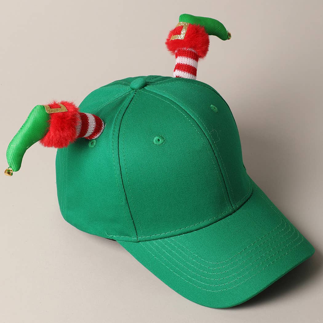 Green Elf Santa Costume Baseball Cap  for wholesale on Faire2