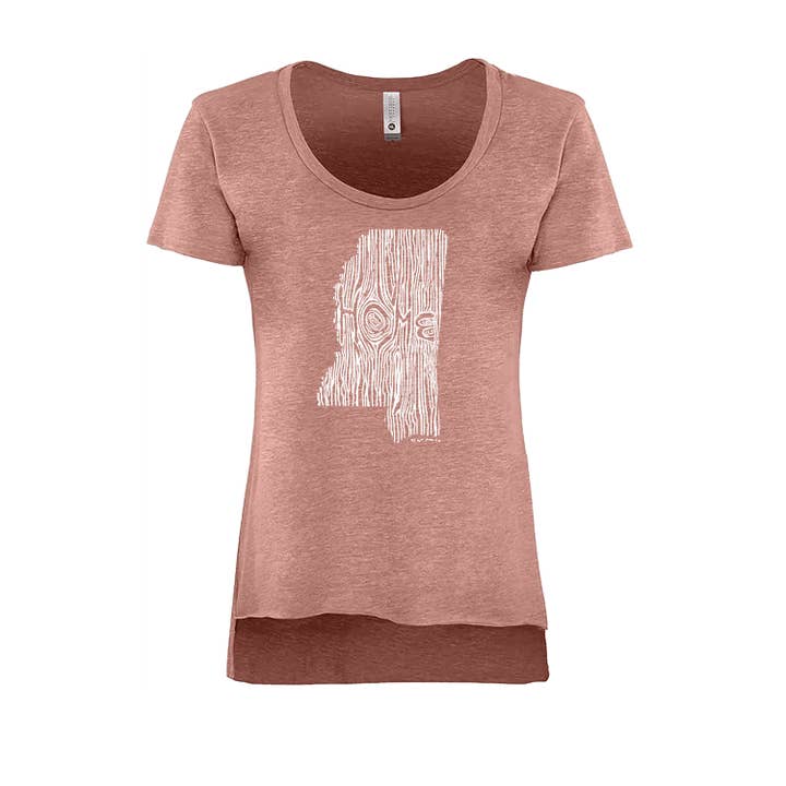 Camiseta XL - Mississippi Home Ingrained State para mujer para venta al por mayor de Ingrained Apparel