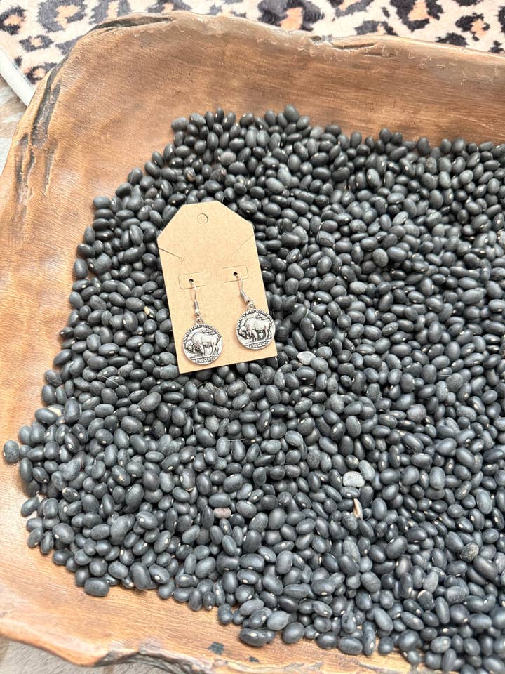 Buffalo Coin Earrings for wholesale by Delanie Nicole