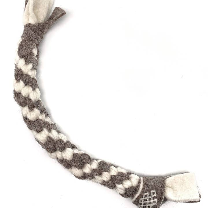 Wooliie - Wholesale Pet Rope Toy - Dog - Endless Knot Braided Rope - All-Natural Wool Dog Toy