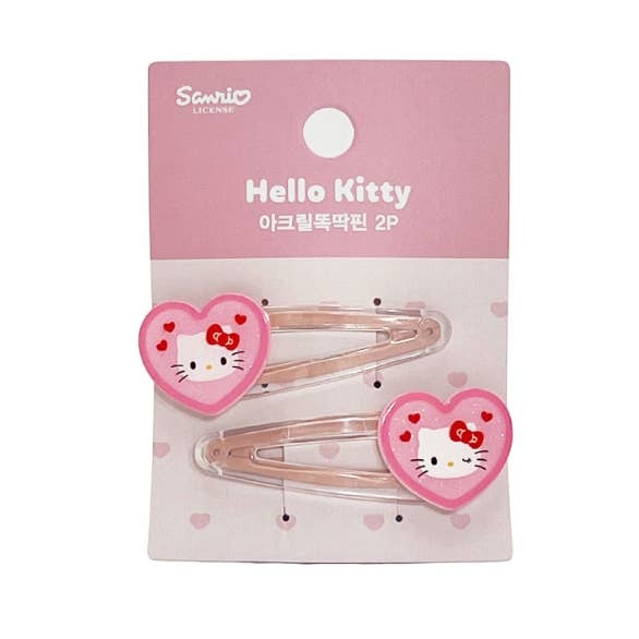 Sanrio Characters snap hair clips pins 2Pcs SET for wholesale by K-Wonderland
