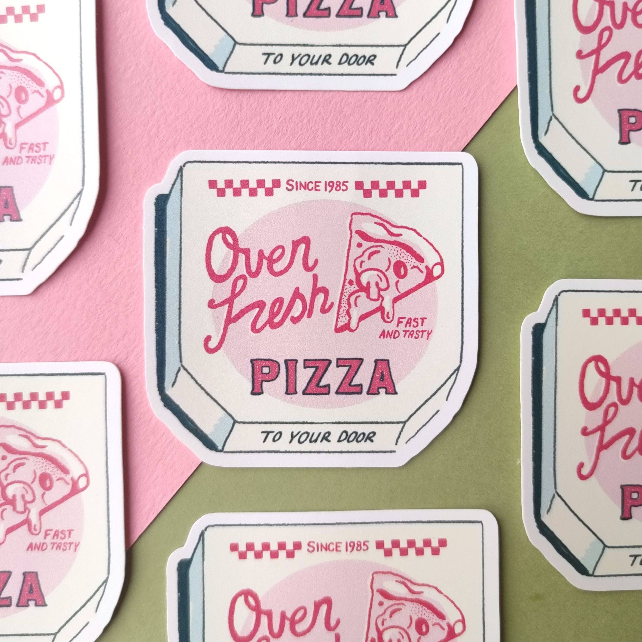 Eve Anderson Draws – wholesale Sticker – Pizza Box Sticker1