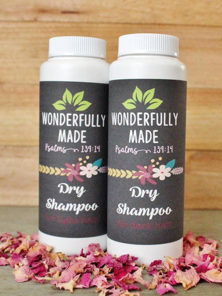Dry Shampoo Powder | Organic | Natural for wholesale by Wonderfully Made .love