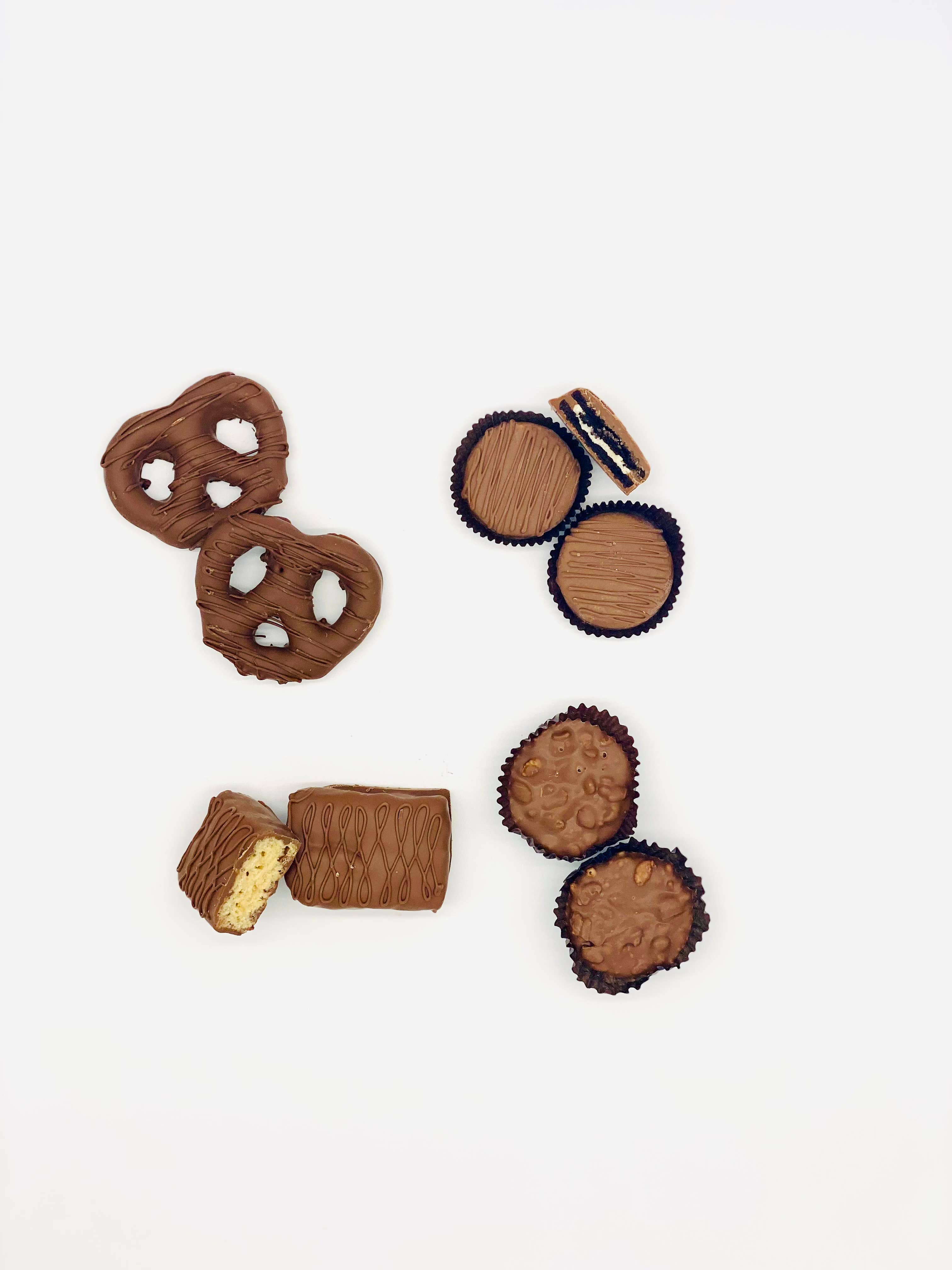 Marilyn & Louise Confections - Wholesale Chocolate Covered Sweets - Chocolate Snacks Intro Program 96ct1