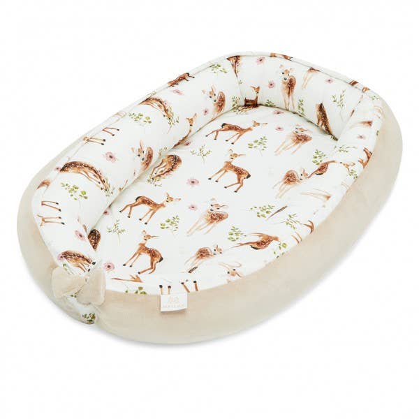 Bamboe babynest Premium - Fawns - beige voor wholesale door MAYLILY