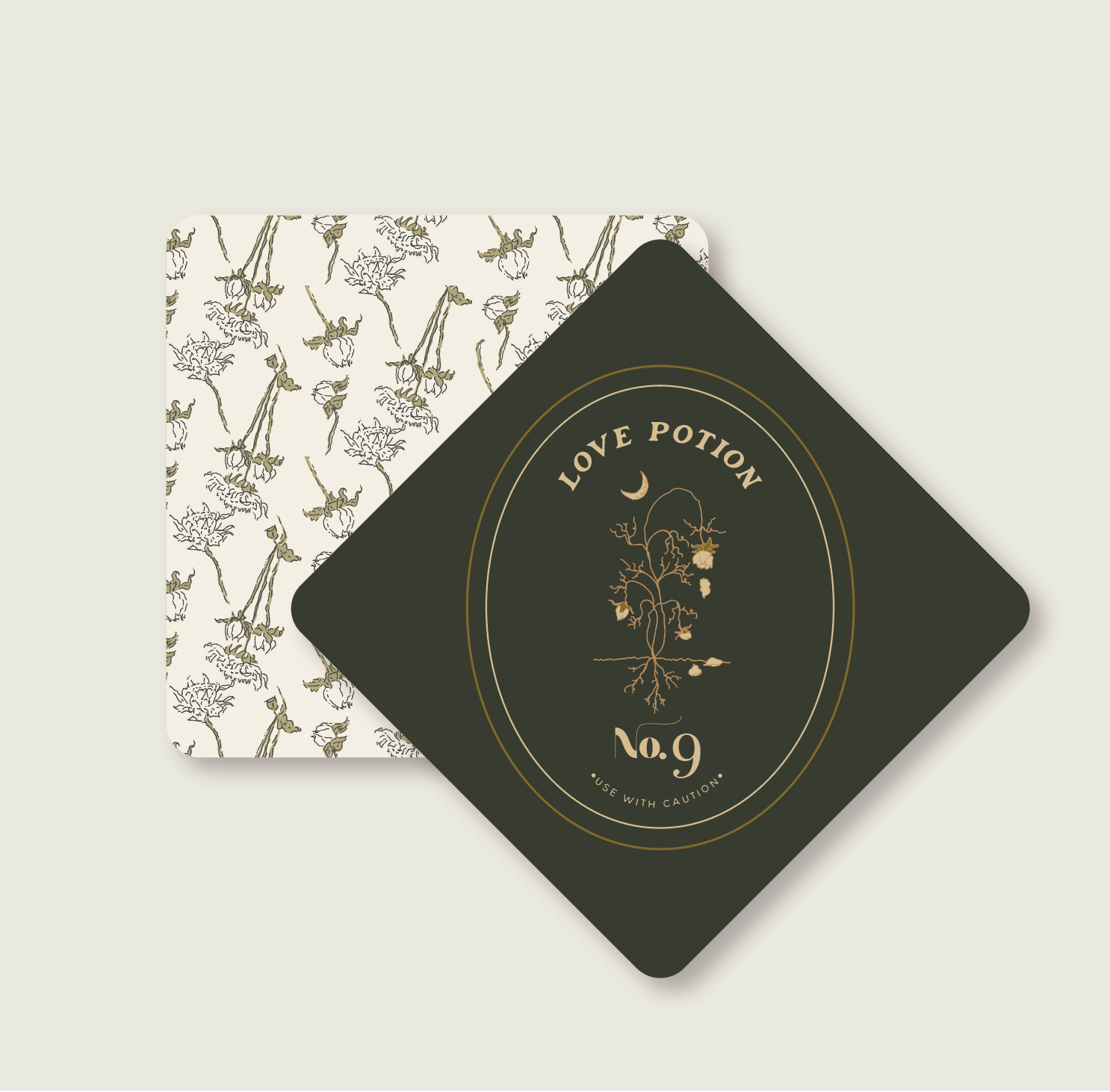 re:mused studio - Wholesale Coasters - Love Potion Coaster Set-Double Sided0
