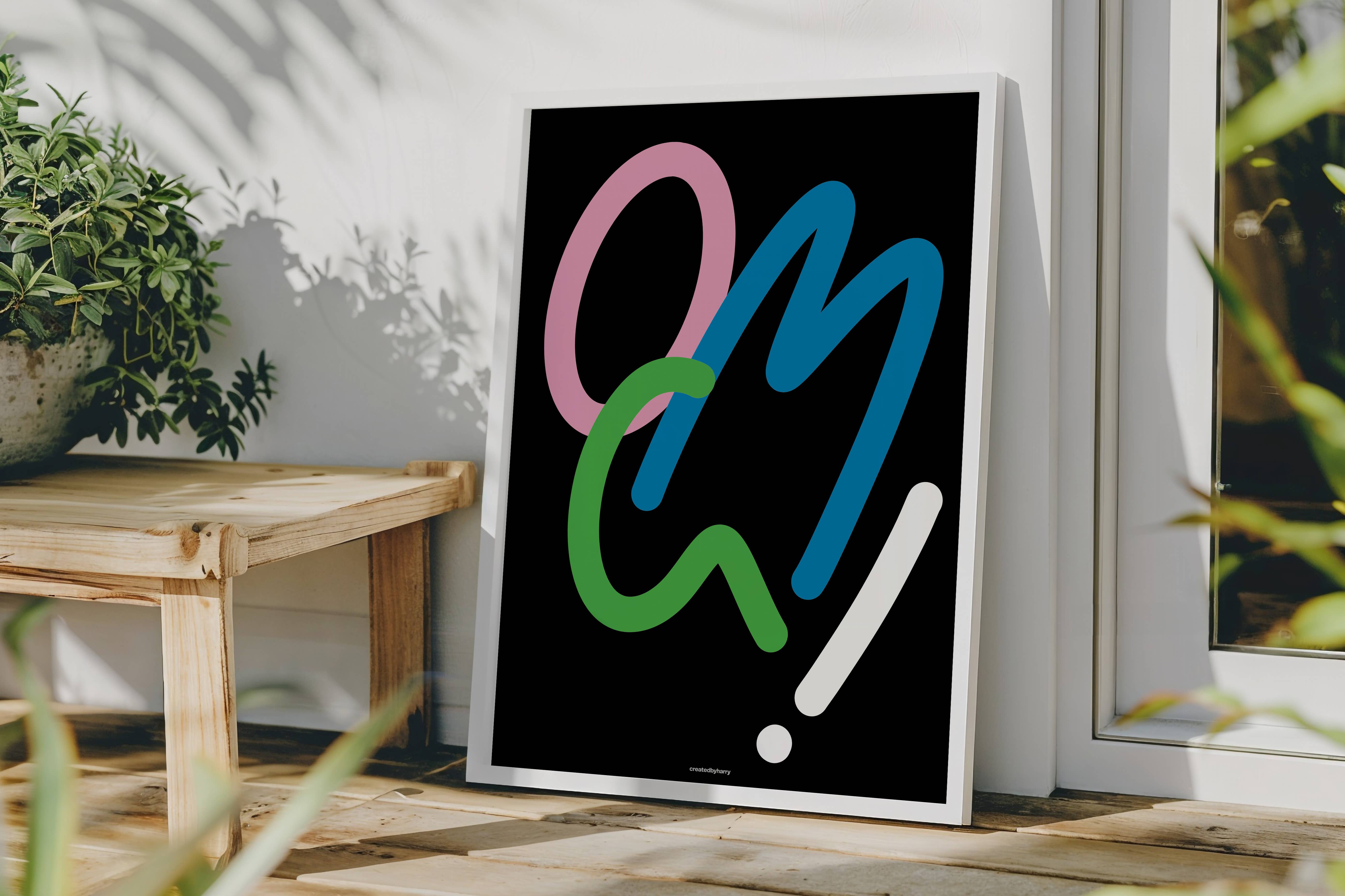 Createdbyharry - Wholesale Art Print - OMG! Print2