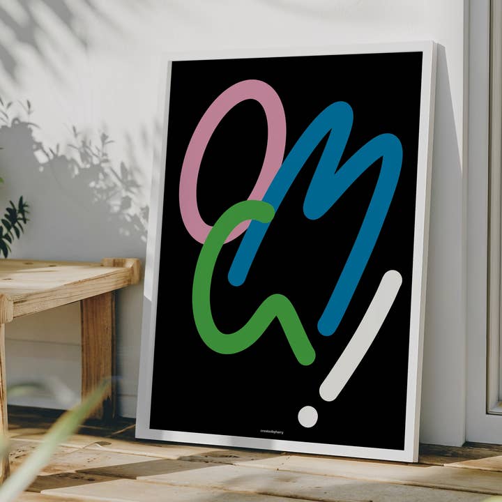 Createdbyharry - Wholesale Art Print - OMG! Print2
