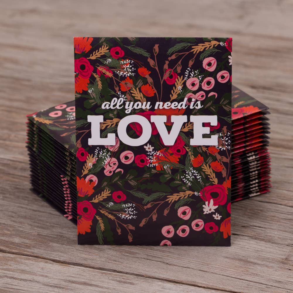 Bentley Seed Co. - Wholesale Love Card - All You Need Is Love Bouquet Wildflowers2